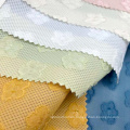 Lurex Metallic Polyester Knit Mesh Bonded Chiffon Fabric